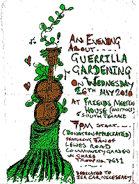 An Evening About... Guerrilla Gardening